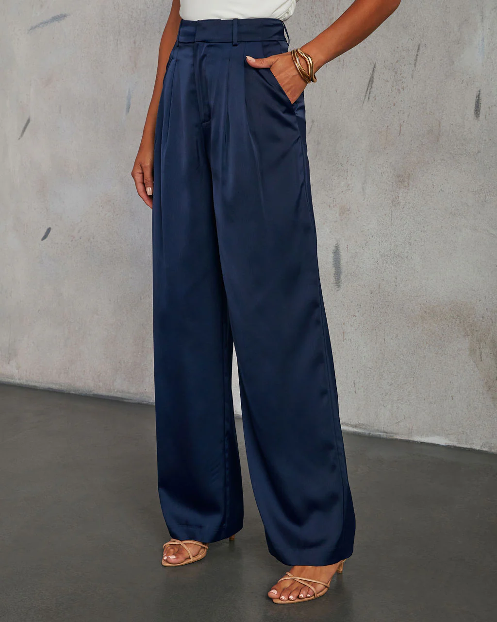 Shannell Satin Trouser Pants - Image 15