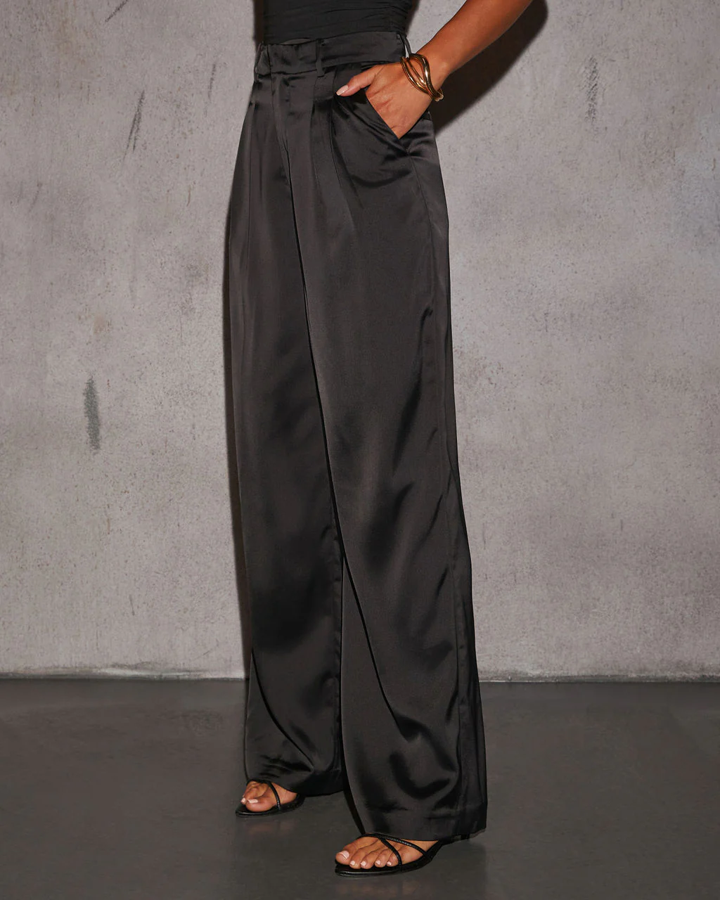 Shannell Satin Trouser Pants - Image 3