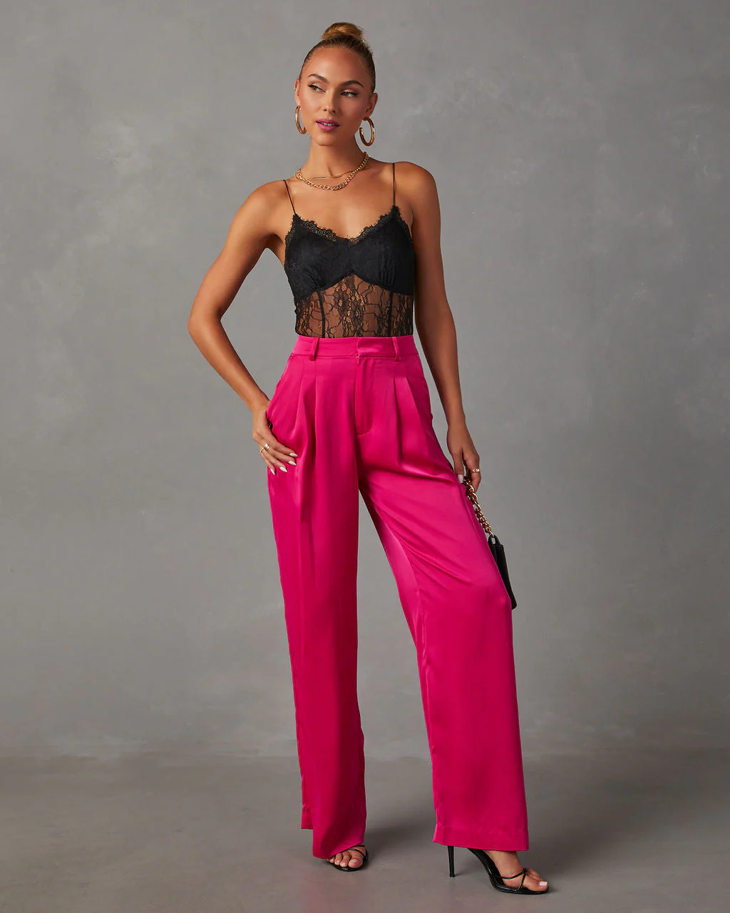 Shannell Satin Trouser Pants - Image 7