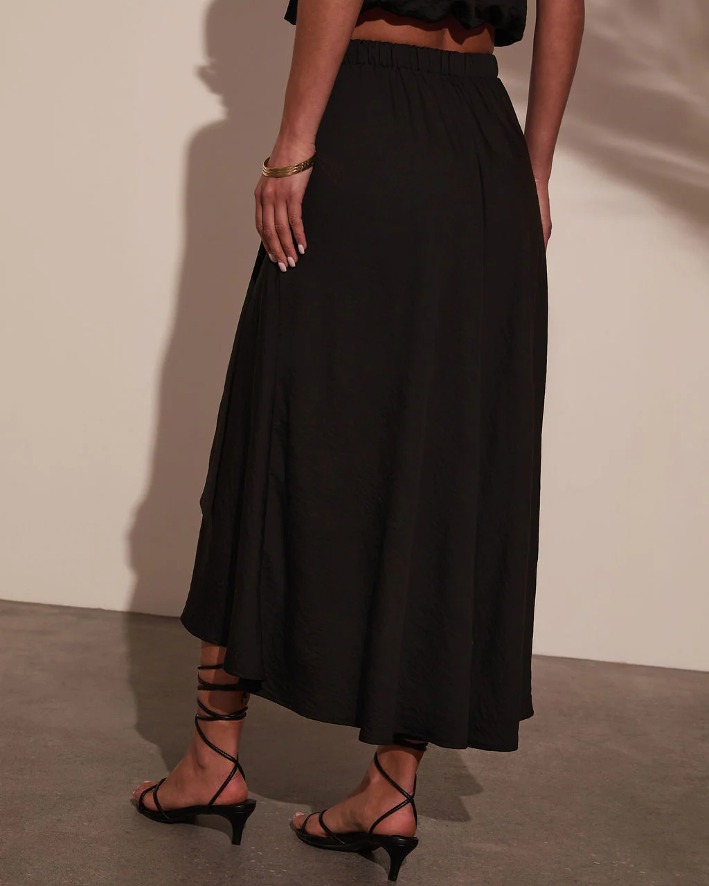 Sharena Waist Tie Midi Skirt - Image 10