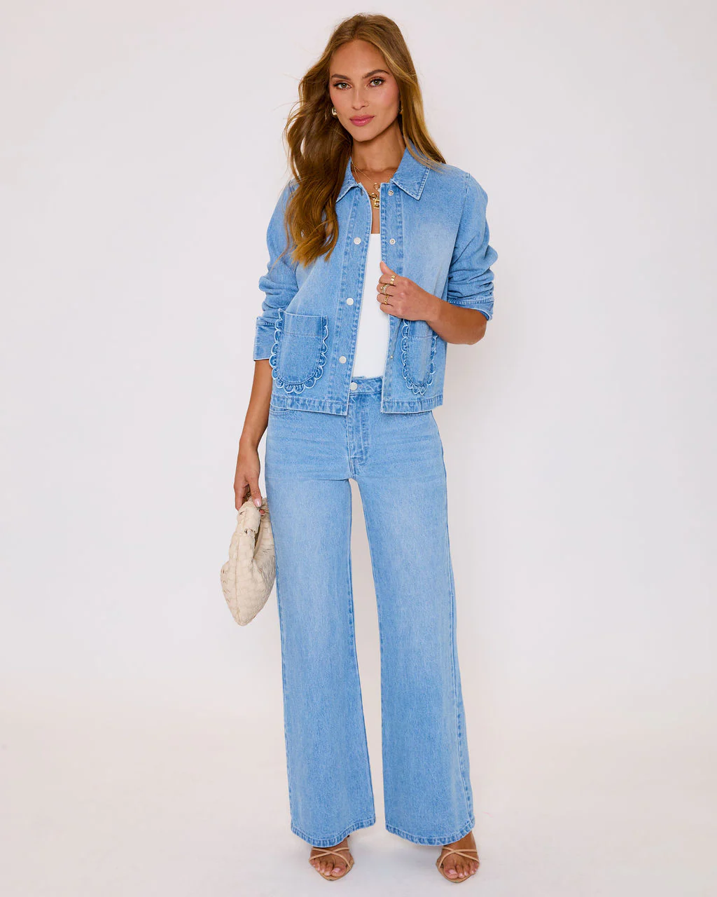 Sharleen Denim Button Down Top - Image 2