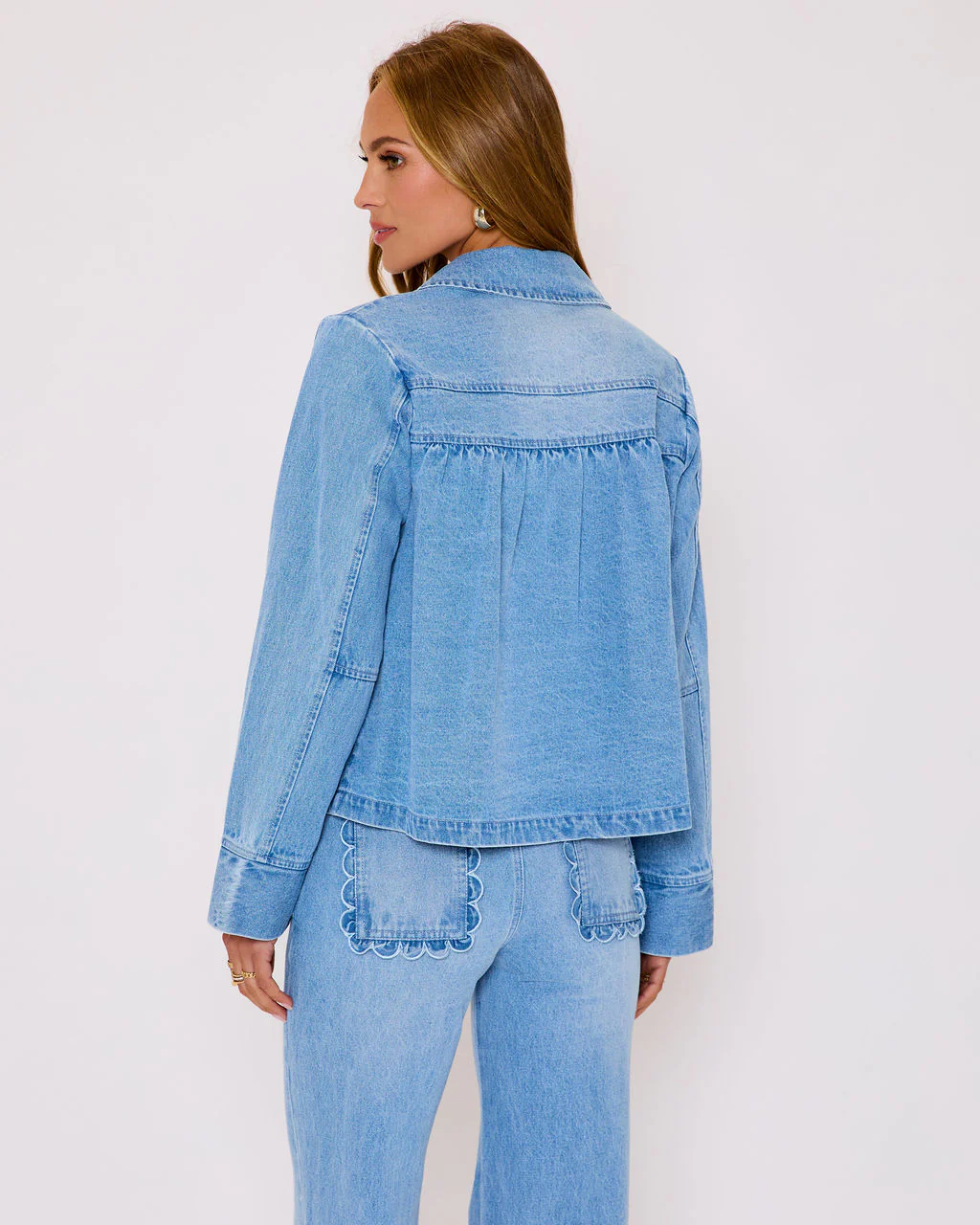 Sharleen Denim Button Down Top - Image 4