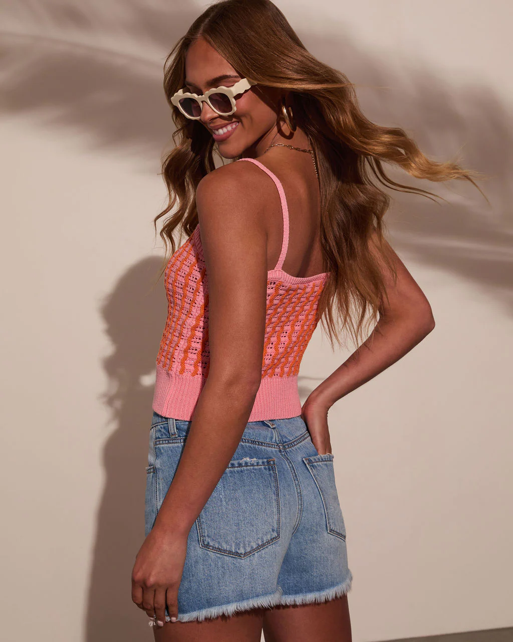 Shawnie Knit Crochet Tank - Image 4