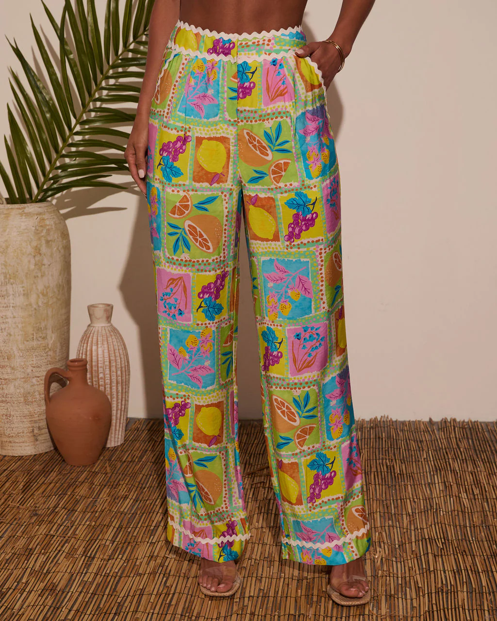 Shore Thing Novelty Wide Leg Pants - Image 2