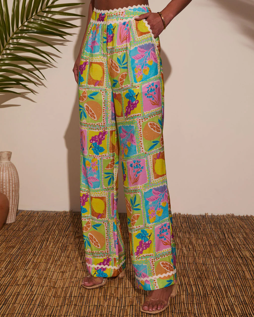 Shore Thing Novelty Wide Leg Pants - Image 3