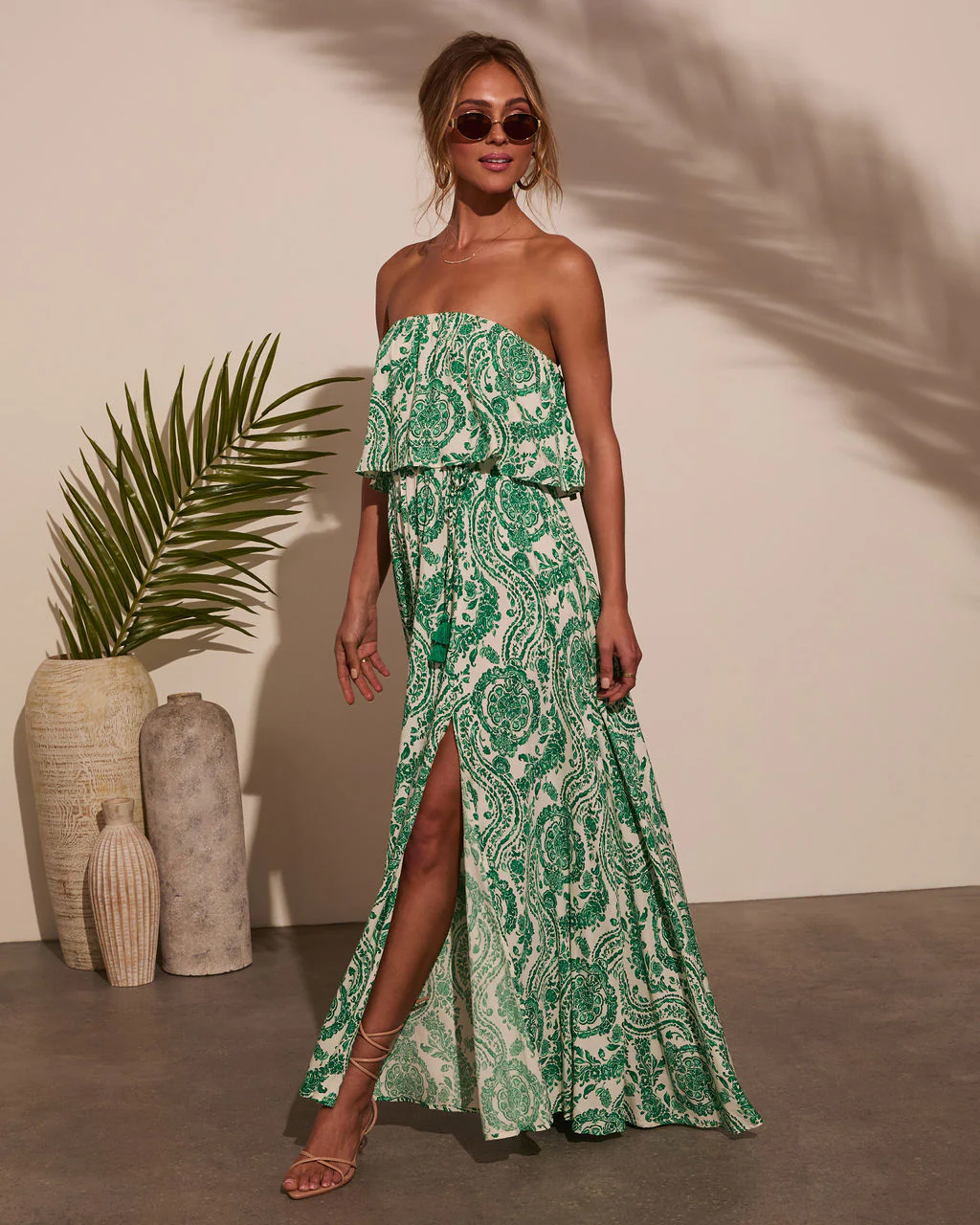 Elsa Paisley Maxi Dress - Image 3