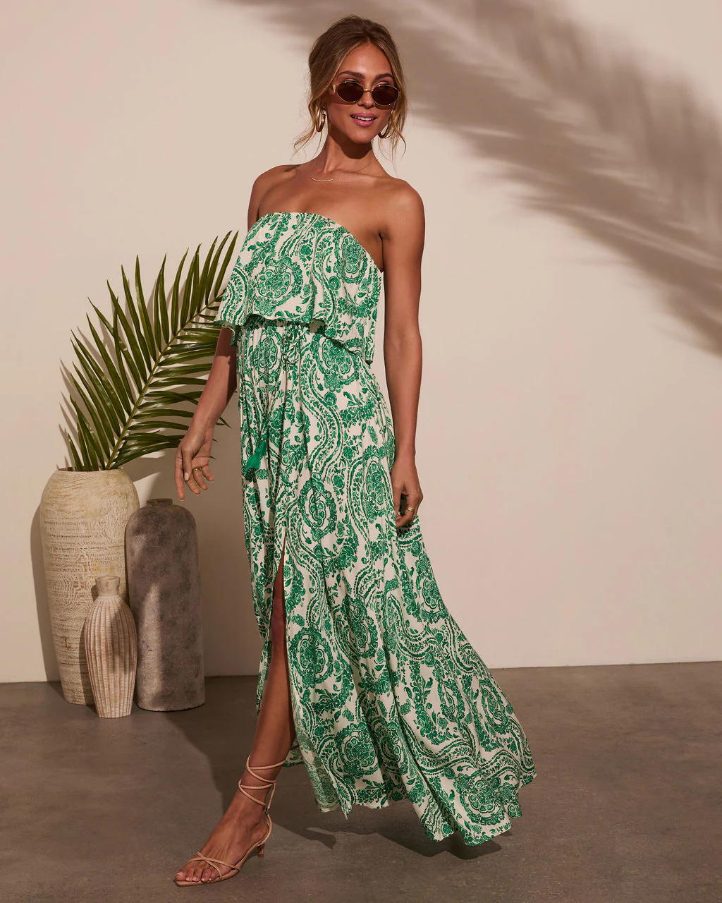 Elsa Paisley Maxi Dress - Image 6