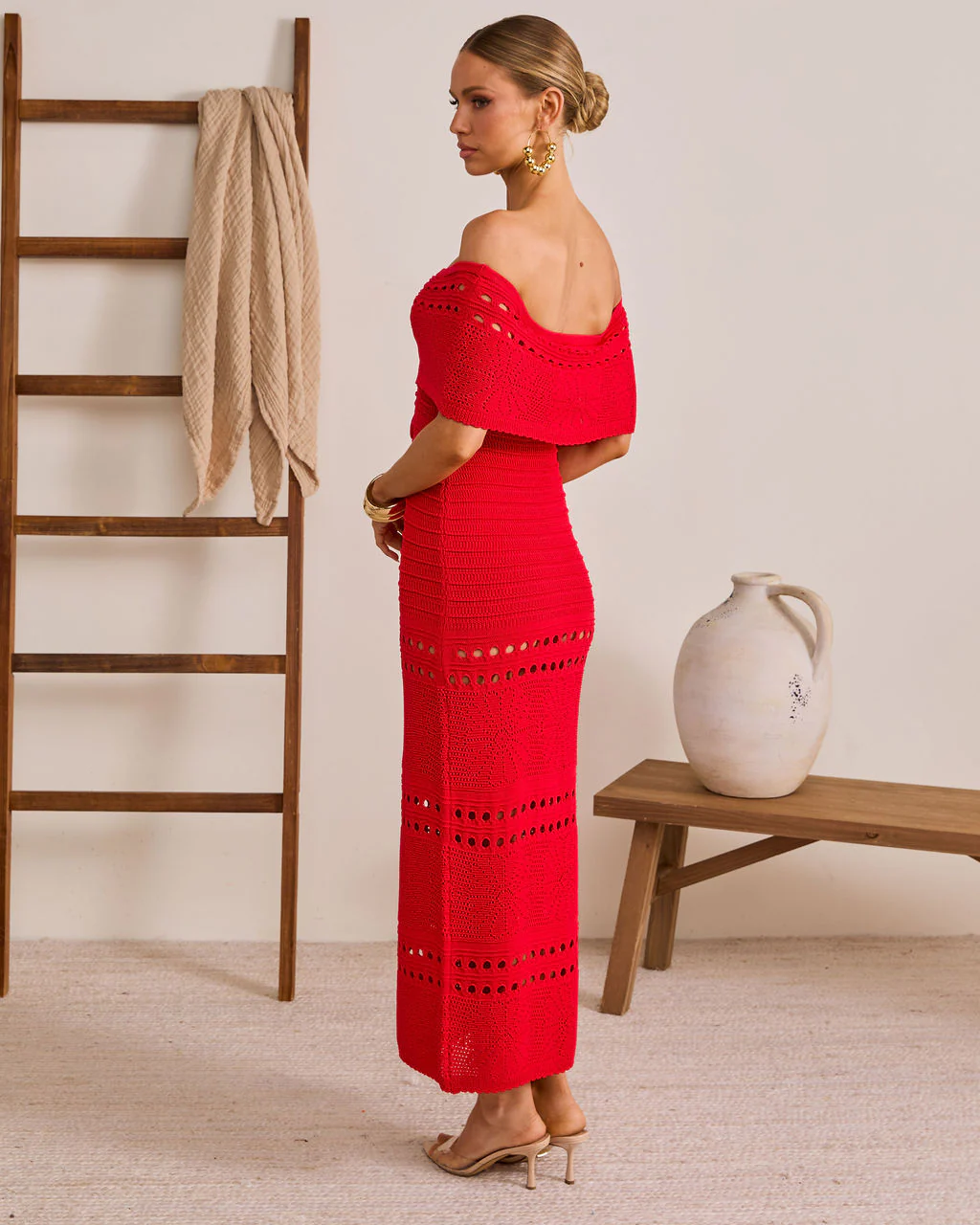 Siena Sun Strapless Knit Maxi Dress - Image 4