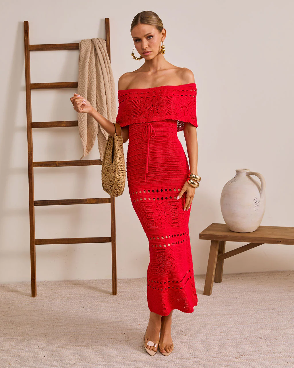 Siena Sun Strapless Knit Maxi Dress - Image 5