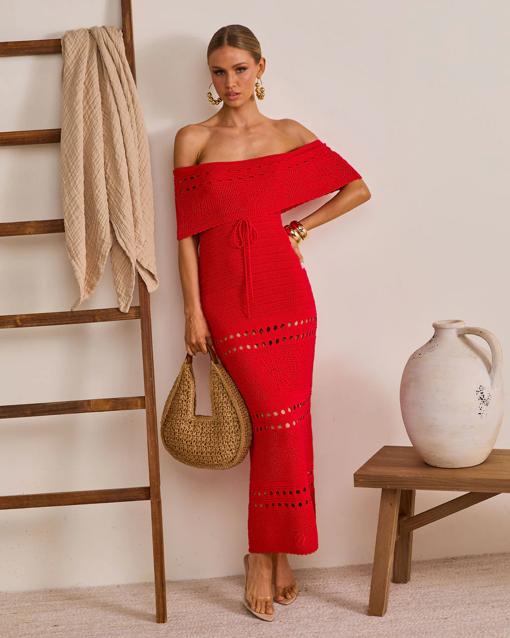 Siena Sun Strapless Knit Maxi Dress - Image 6