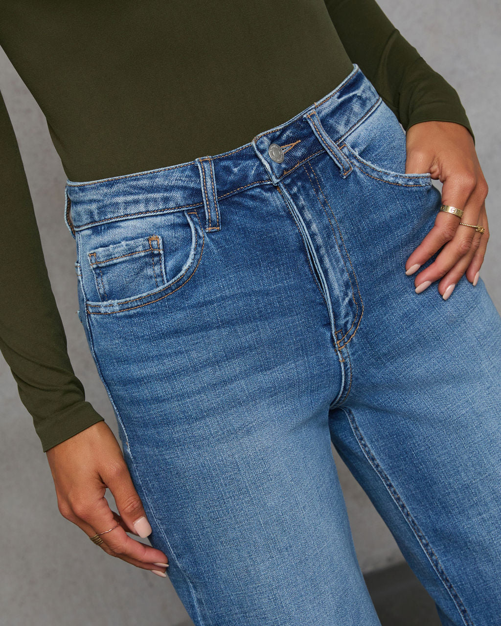 Silverstone 90's Vintage Wide Leg Jeans - Image 5
