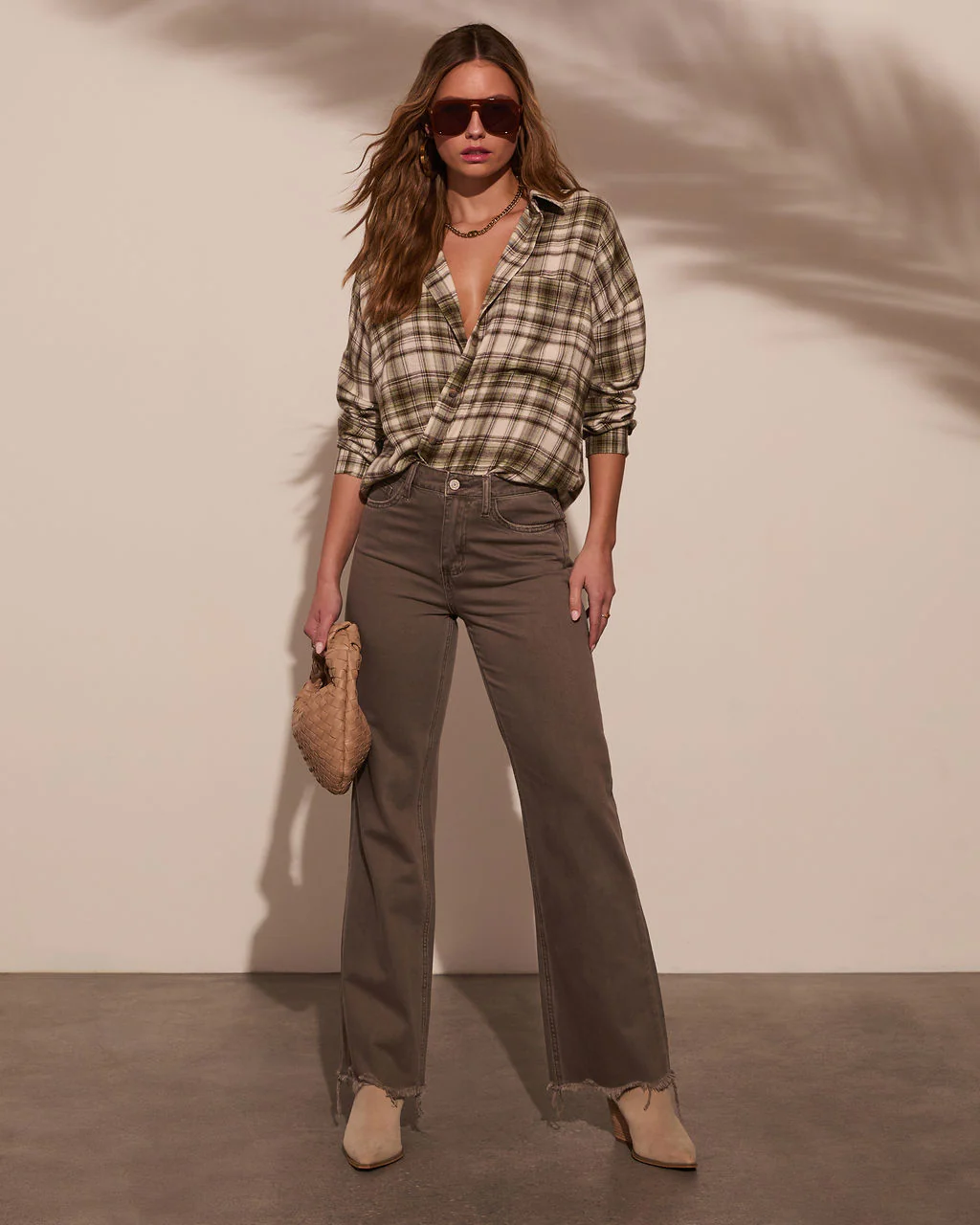 Silvie Plaid Button Down Top - Image 2