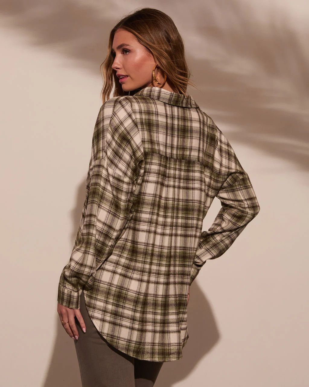 Silvie Plaid Button Down Top - Image 4