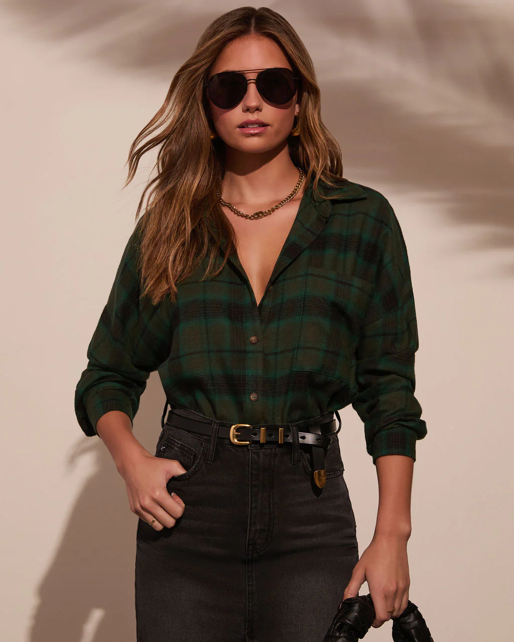 Silvie Plaid Button Down Top - Image 7