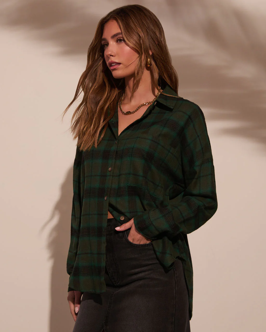 Silvie Plaid Button Down Top - Image 9