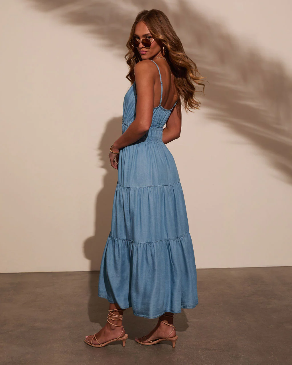 Simonah Tiered Midi Dress - Image 4