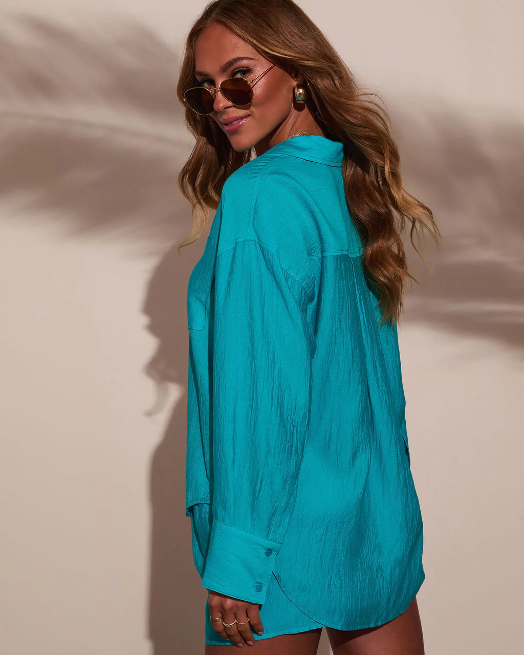 Sindie Collared Button Down Top - Image 11
