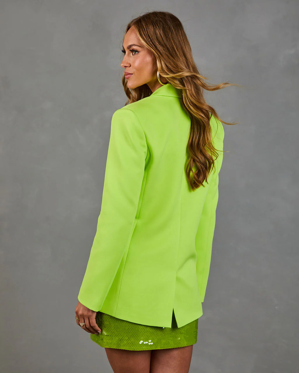 Shari Singular Front Button Blazer - Image 4
