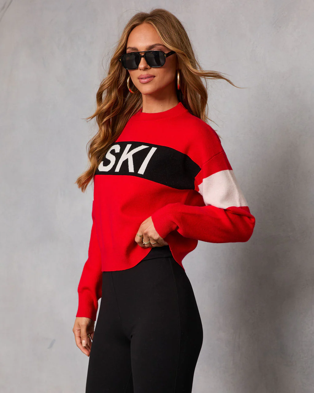 Ski Mode Graphic Knit Sweater - Image 3