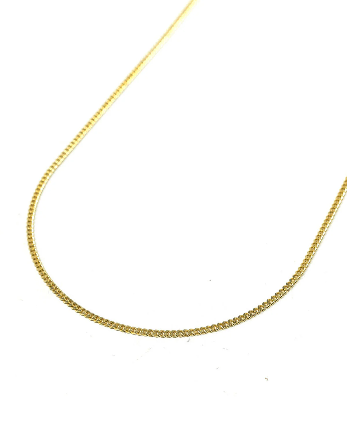 Skinny Curb 14k Plated Chain - Image 2