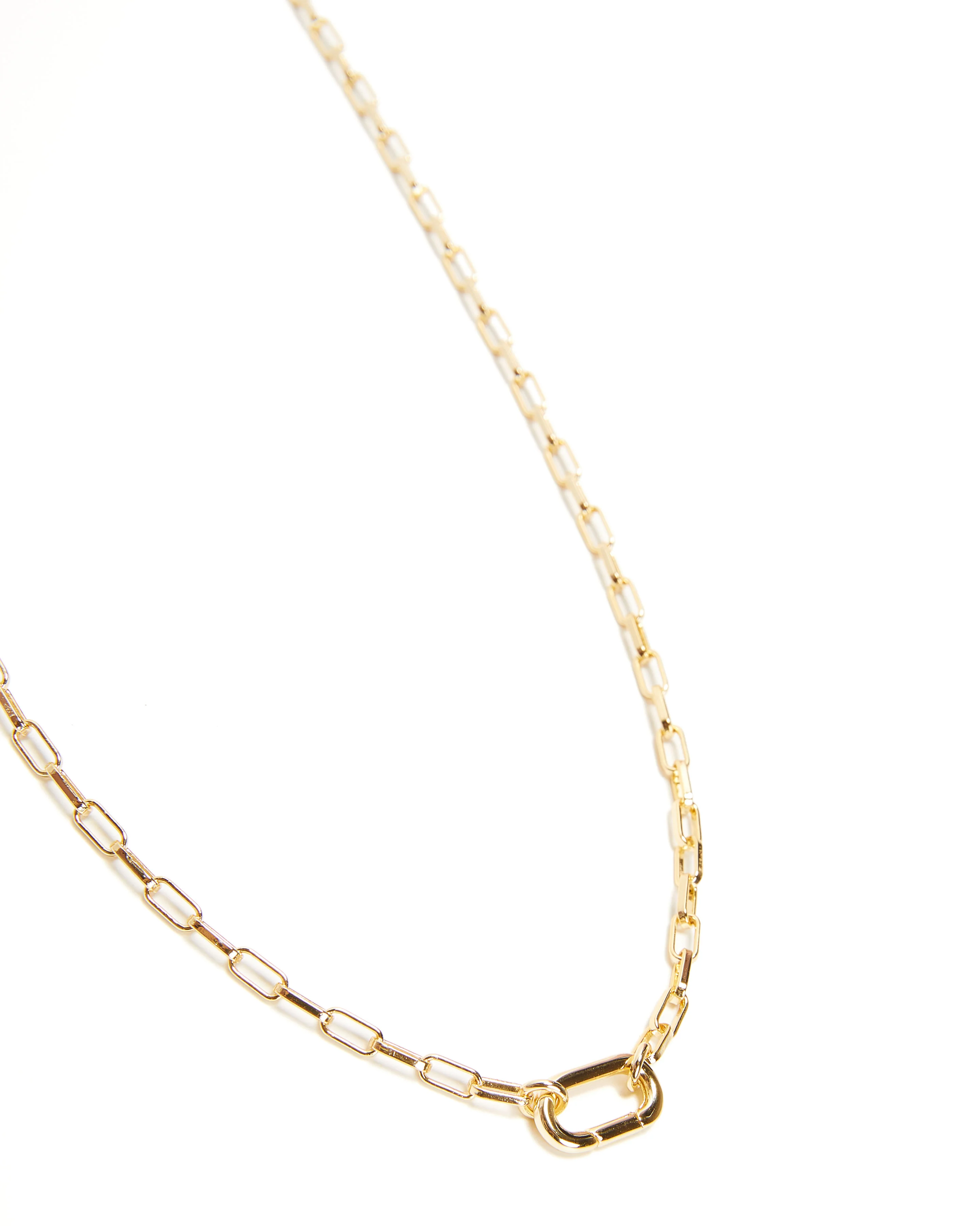 Skinny Hat 14k Plated Chain - Image 5