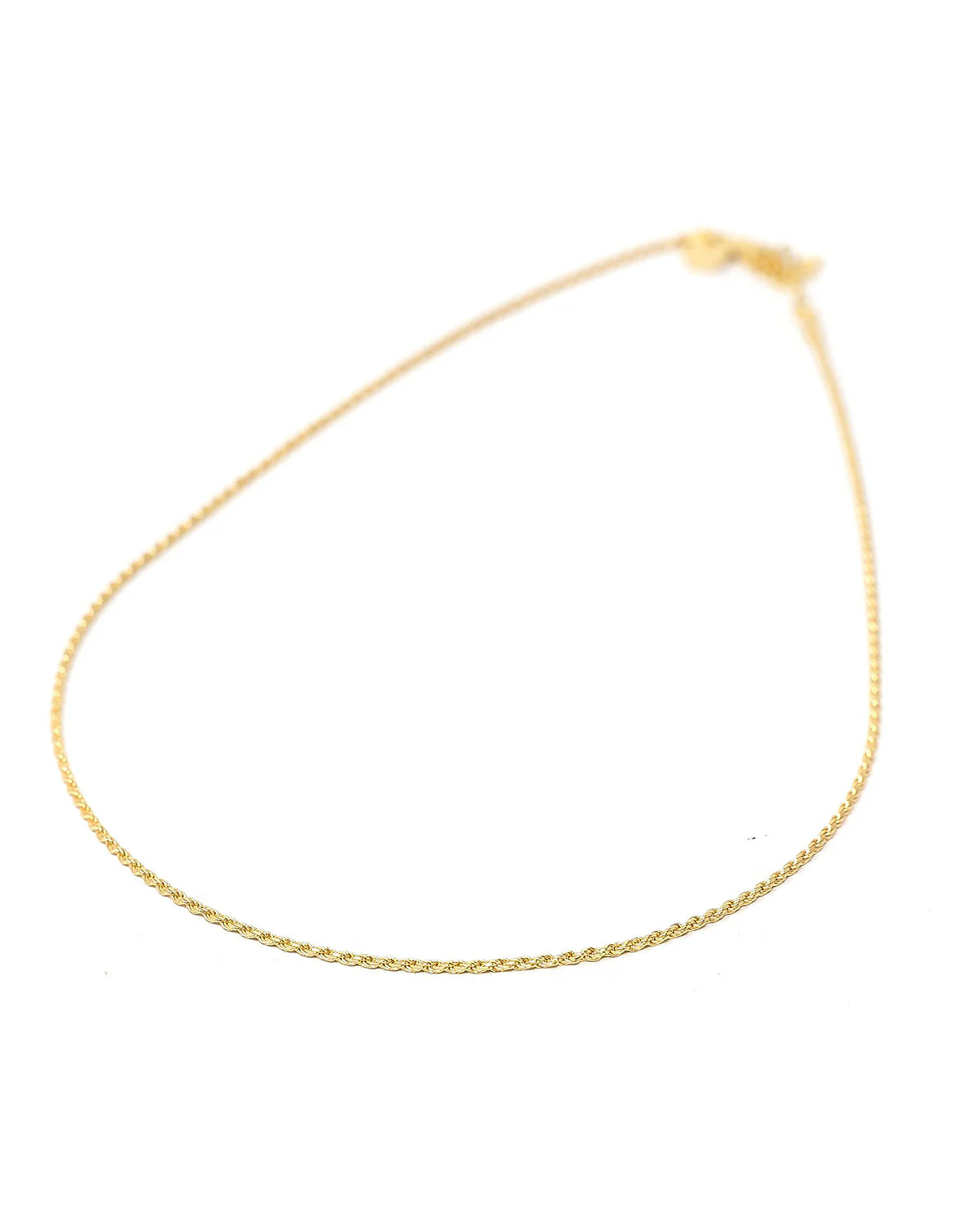 Skinny Rope 14k Plated Chain - Image 2