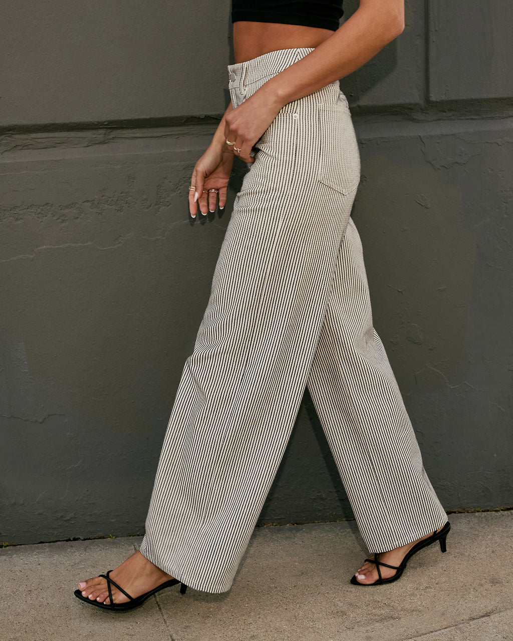 Skyline Striped Straight Leg Pants - Image 3