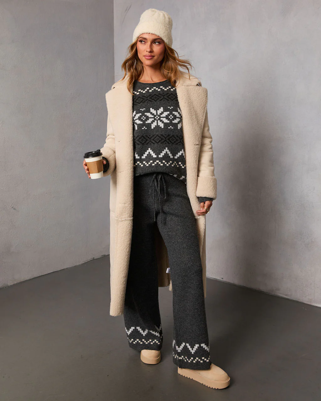 Sleighbell Snow Fair Isle Knit Pant - Image 5