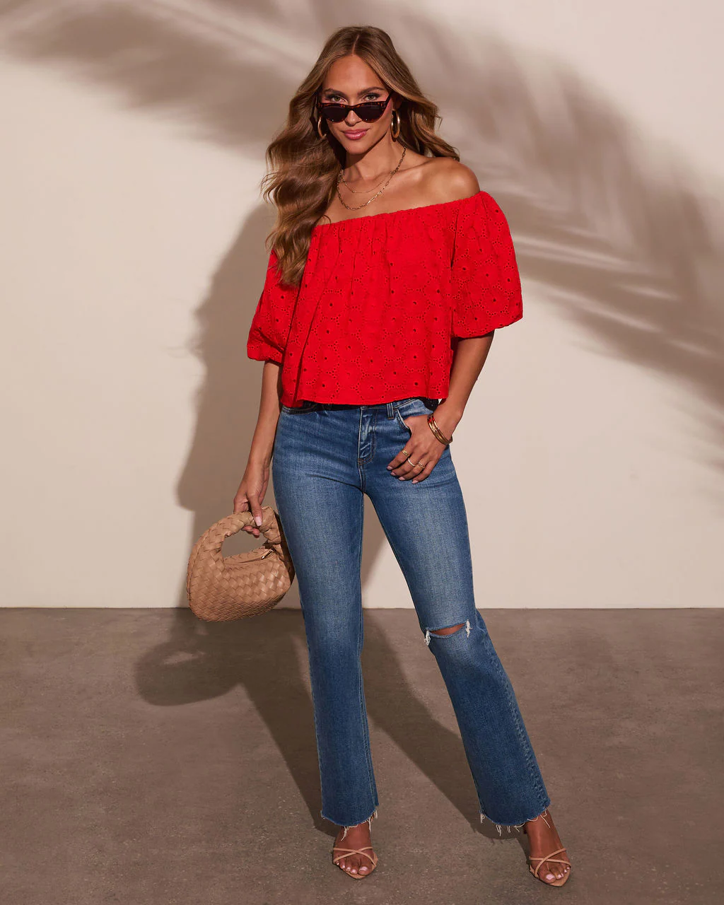Slow Stroll Off The Shoulder Top - Image 2