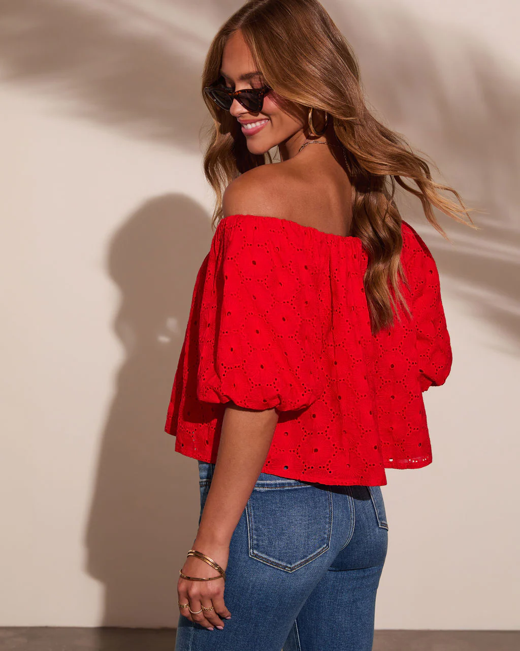 Slow Stroll Off The Shoulder Top - Image 4