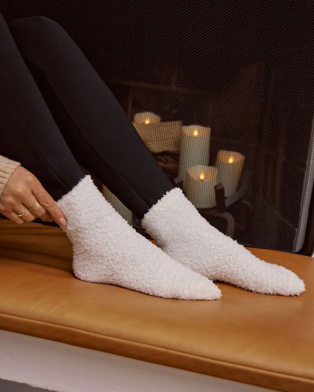 Snowed In Cozy Chenille Socks - Image 4