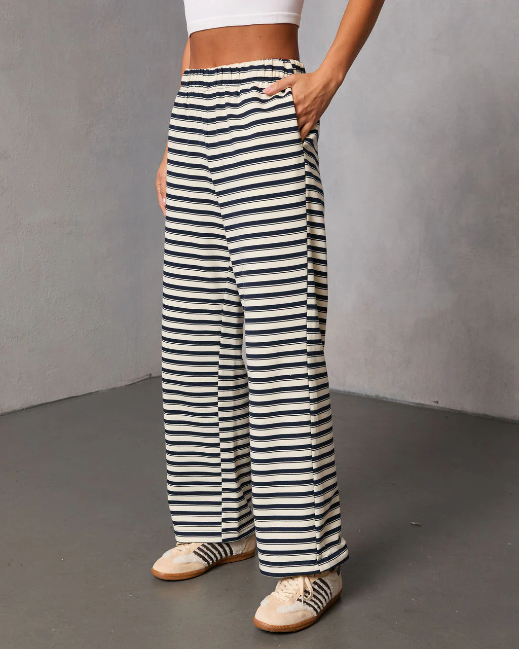 Snowtale Relaxed Striped Pants - Image 3