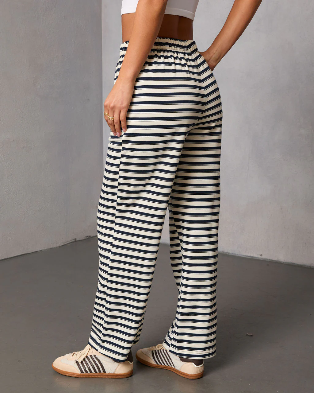 Snowtale Relaxed Striped Pants - Image 4