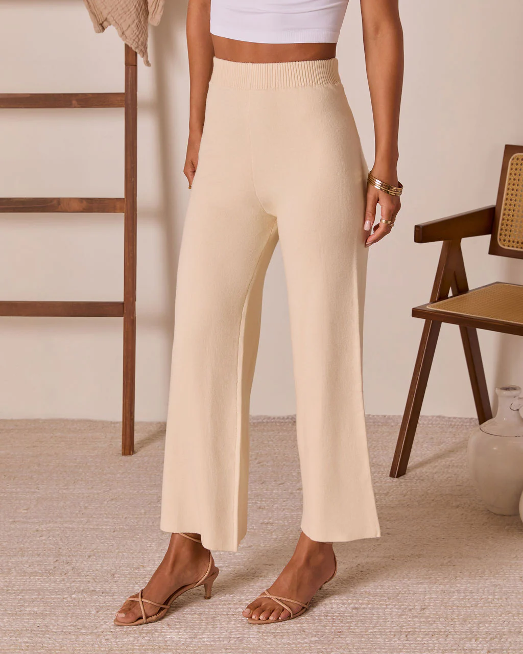 Soft Confession Straight Leg Knit Pants - Image 3