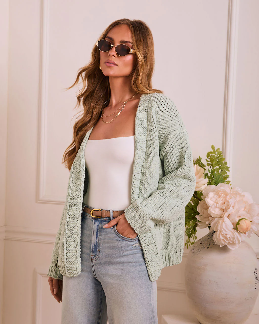 Softest Hour Open Front Knit Cardigan - Image 3