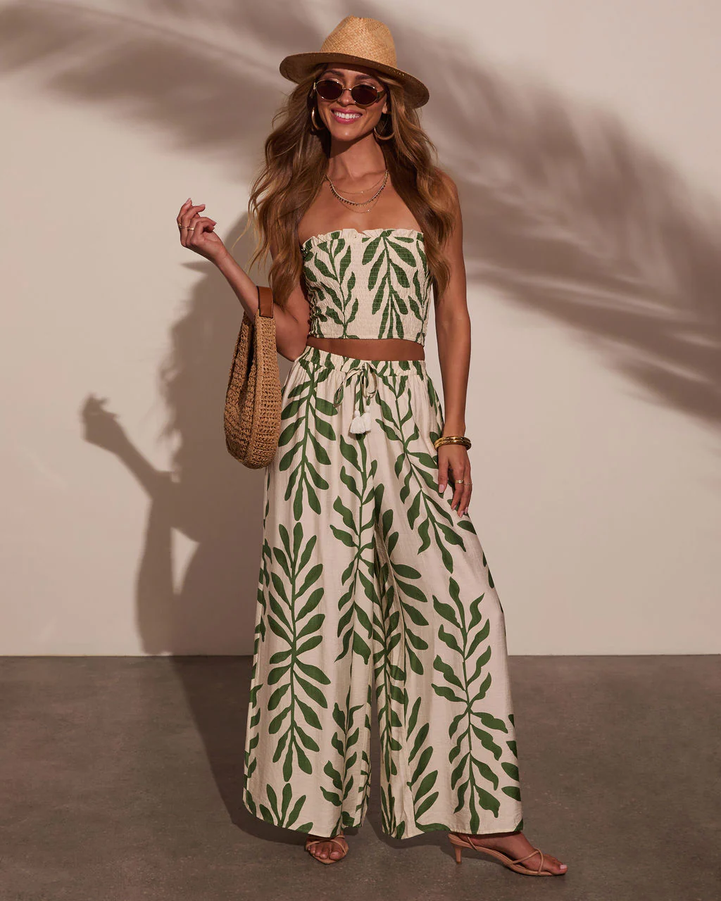 Sol Escape Tropical Drawstring Pants - Image 2