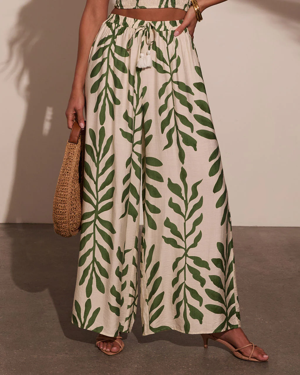 Sol Escape Tropical Drawstring Pants - Image 5