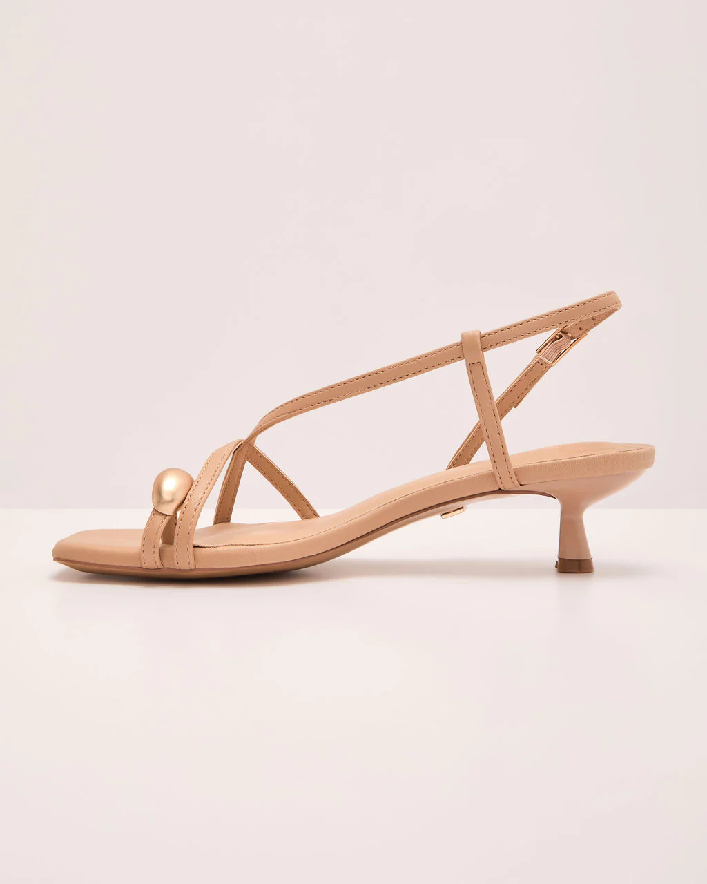 Solira Slingback Toe Ring Kitten Heels - Image 3