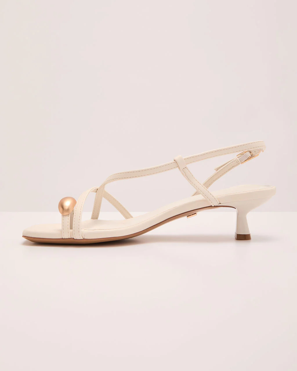 Solira Slingback Toe Ring Kitten Heels - Image 9