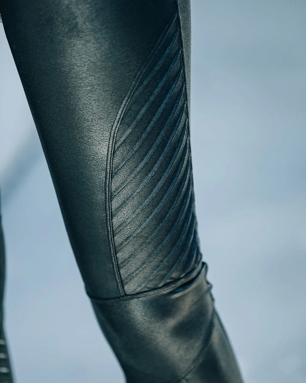 Spanx Faux Leather Moto Leggings - Image 4