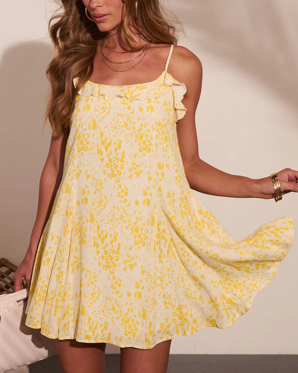 Spotted Sun Animal Print Mini Dress - Image 5