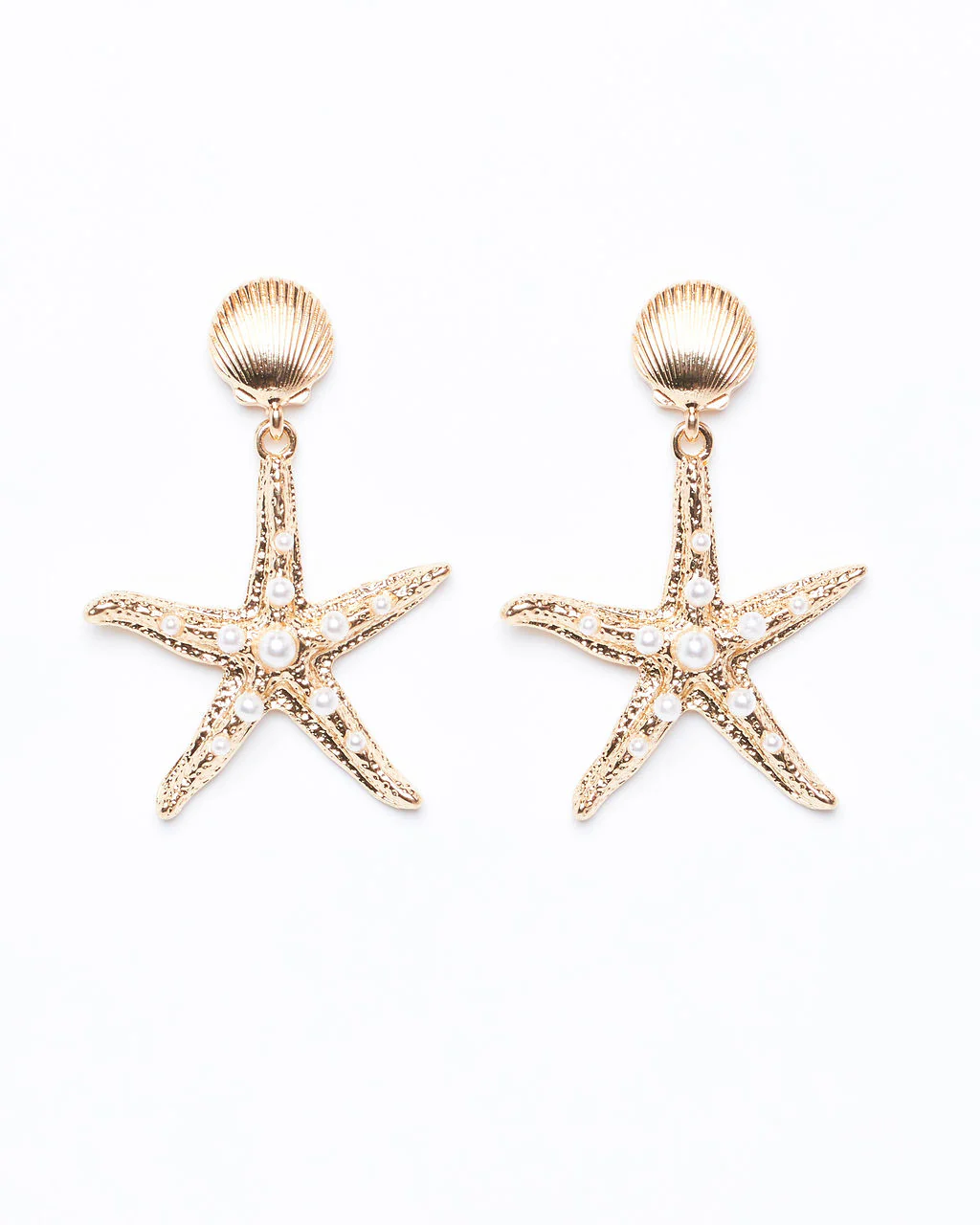 Starfish Drop Earrings - Image 2