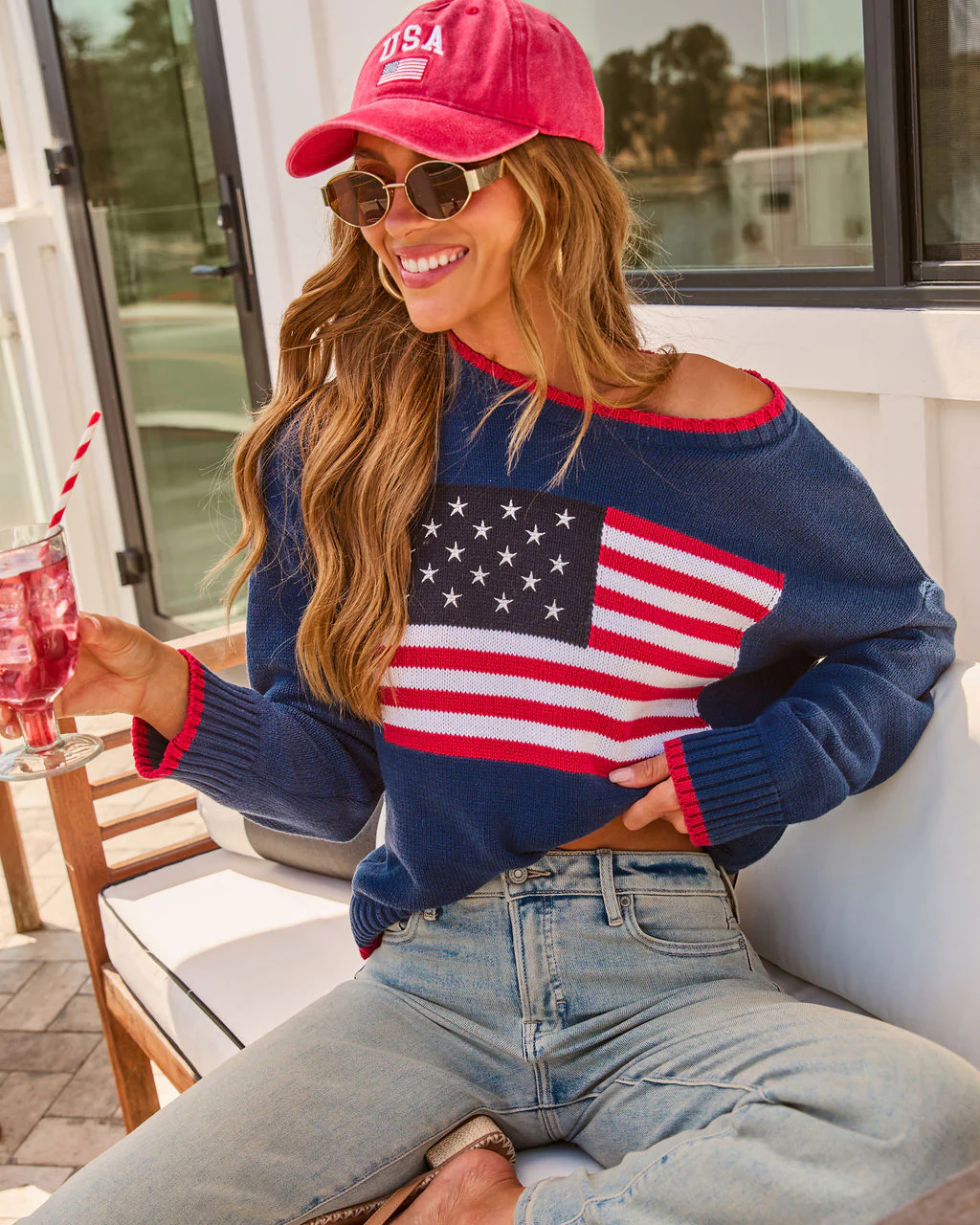 Stateside Glow USA Baseball Cap - Image 3