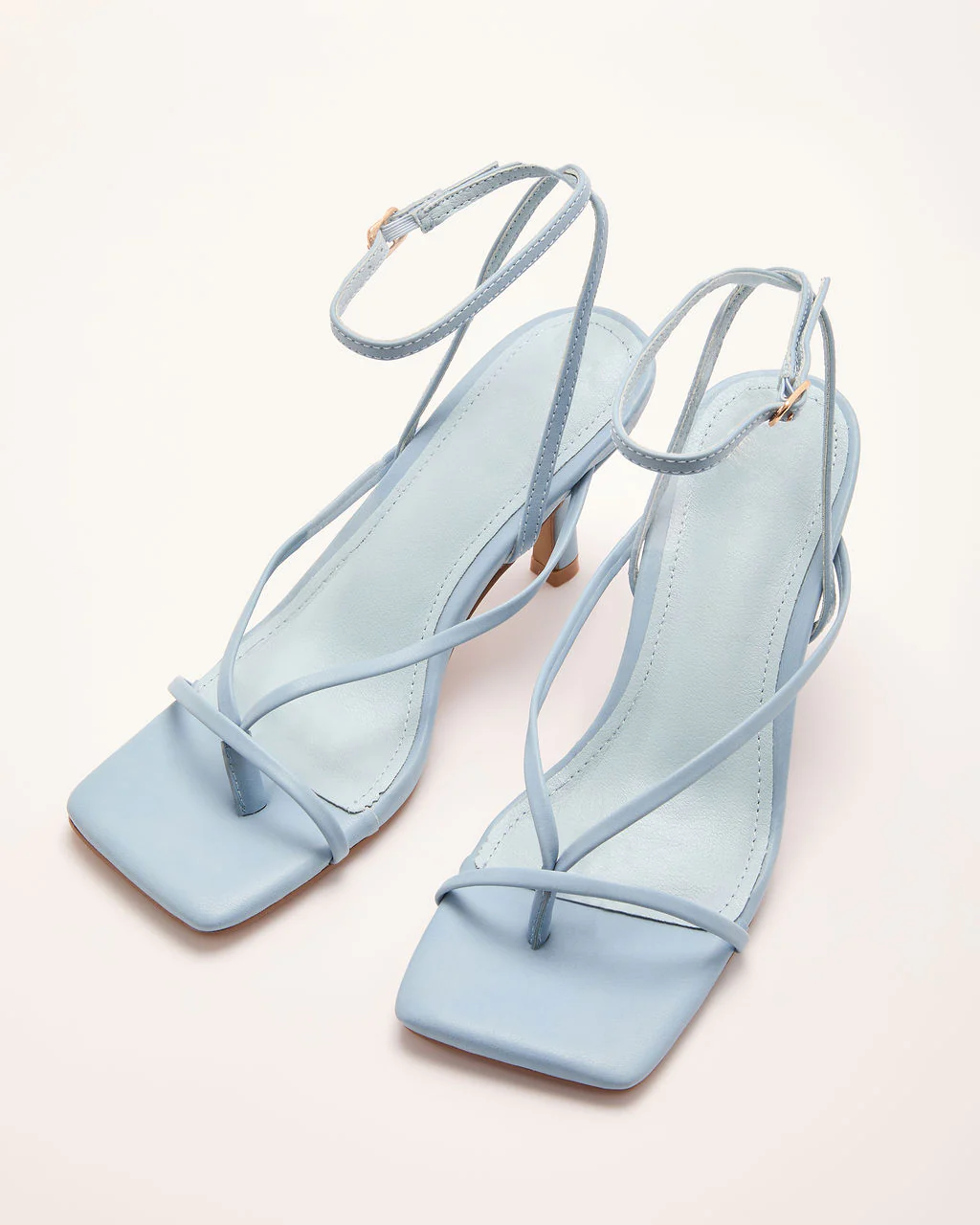 Verne Strappy Vegan Leather Heels - Image 14