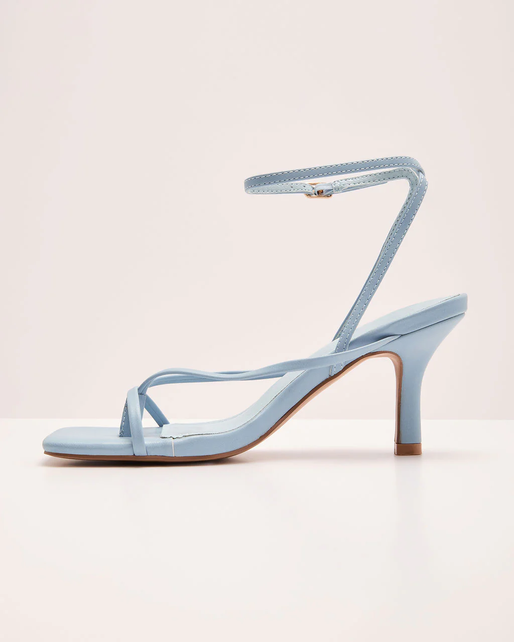Verne Strappy Vegan Leather Heels - Image 15