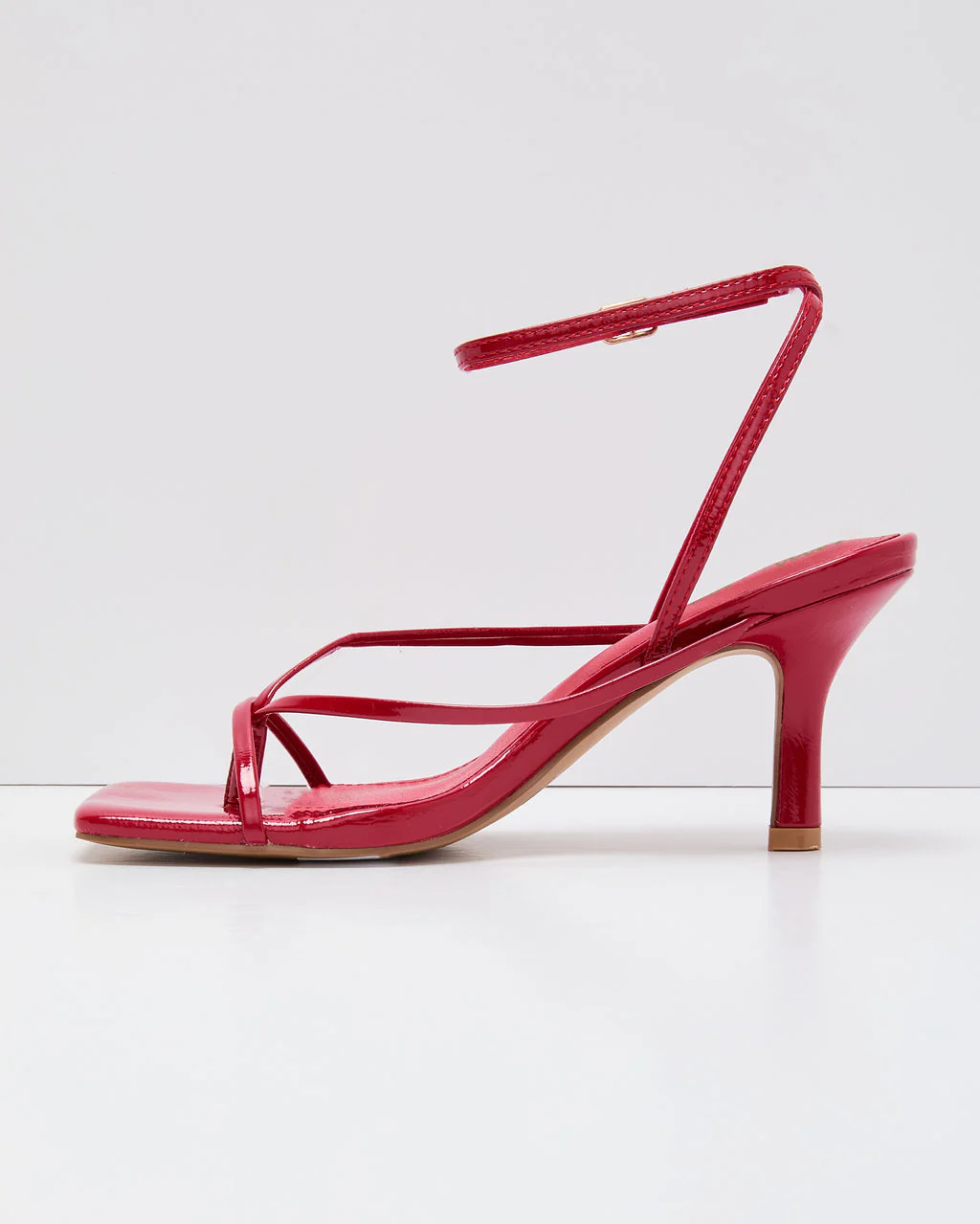 Verne Strappy Vegan Leather Heels - Image 3