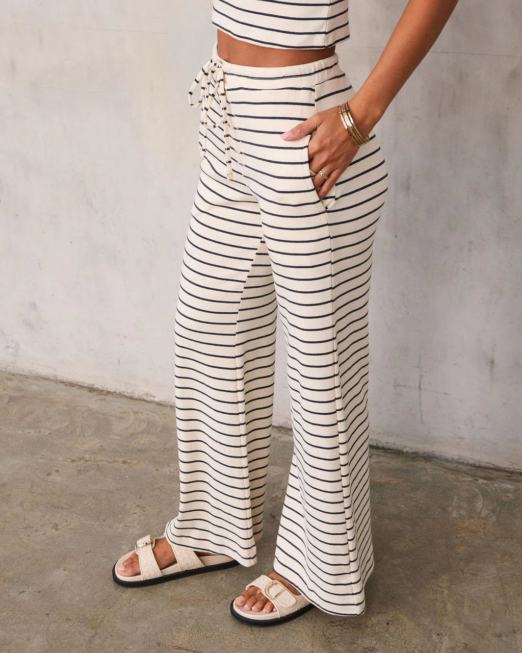 Albion Striped Drawstring Pants - Image 3
