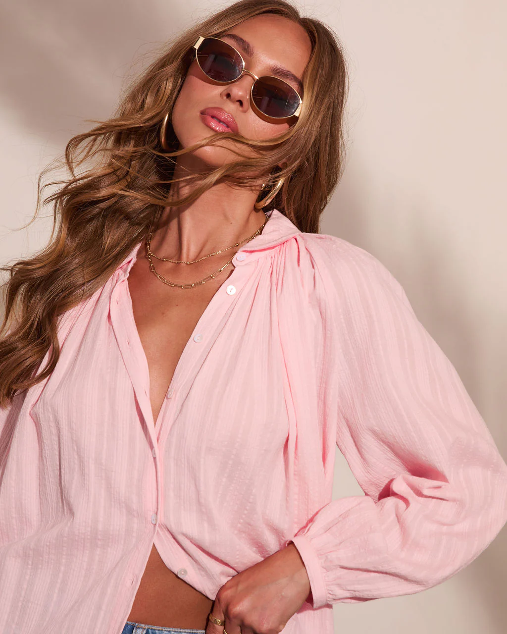 Style House Button Down Blouse - Image 6