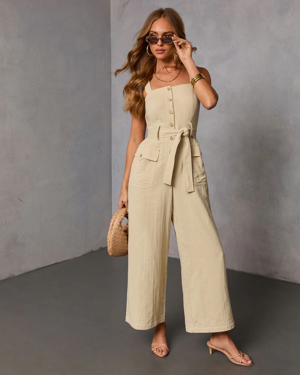 Suelie Waist Tie Jumpsuit - Image 5