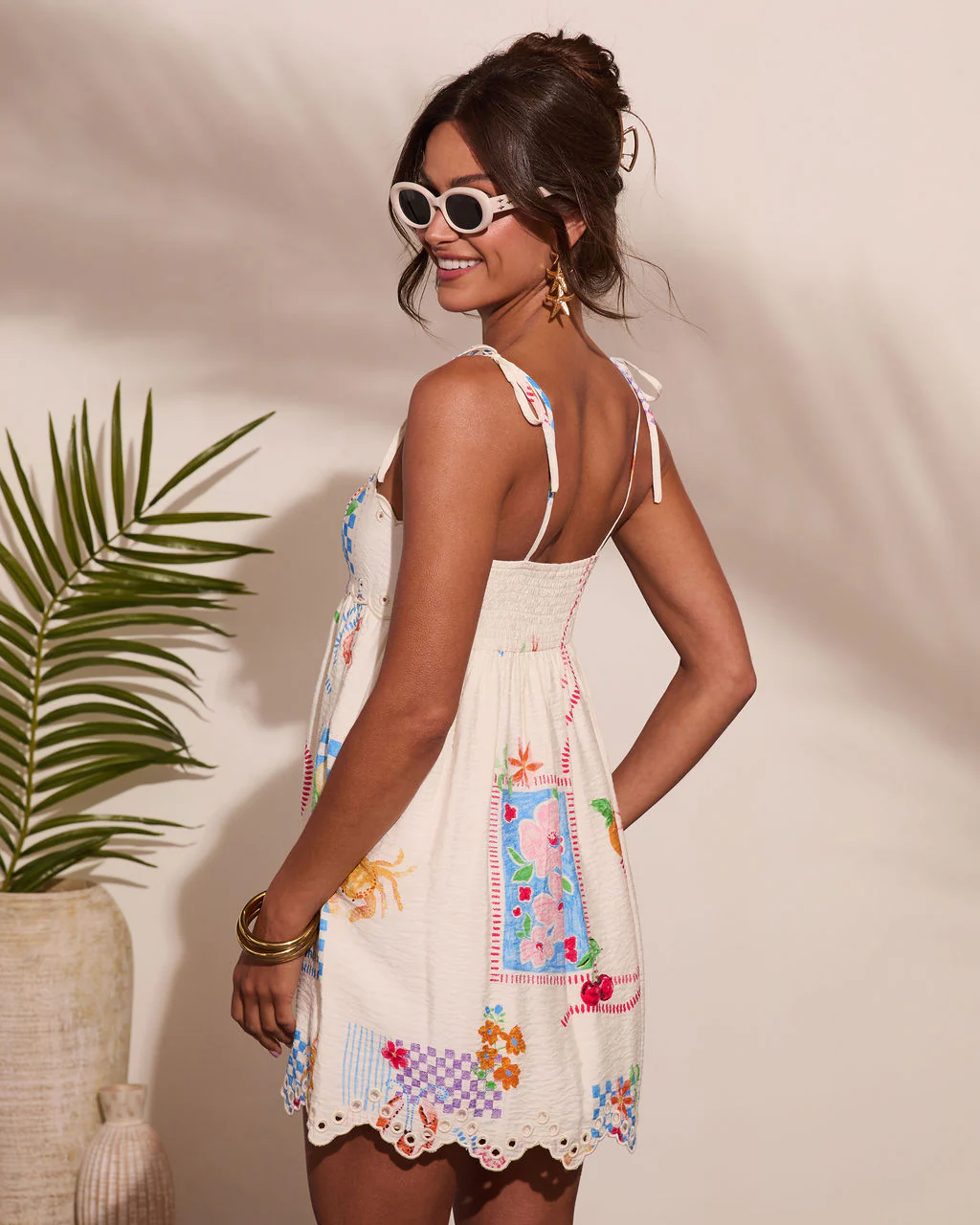 Summer Shore Novelty Print Mini Dress - Image 4